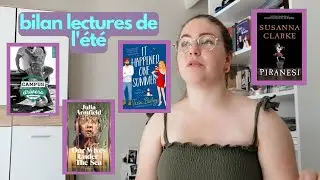 ce que j'ai lu cet été 🎏