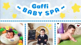 GAFFI BABY SPA FOR THE FIRST TIME!  || Liana Family Channel