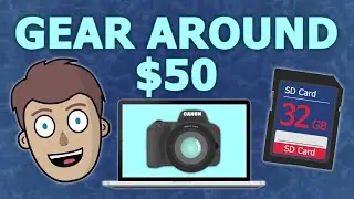 BUDGET VIDEO GEAR! Top 5 Things in my Camera Bag Around $50 Each