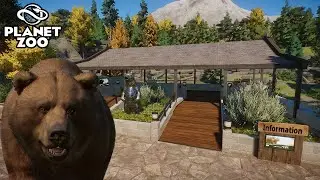 Multi-level Himalayan Brown Bear Habitat with Underwater Viewing! | Anima Zoo