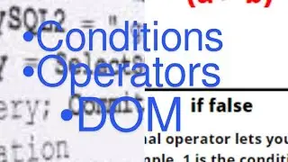 Lec#02 || Mastering Condition in javascript || Dom || Operators
