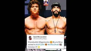 SHARABUTDIN MAGOMEDOV VS BRUNO SILVA 