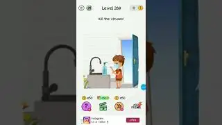 Braindom level 269||kill the viruses||tricky puzzle