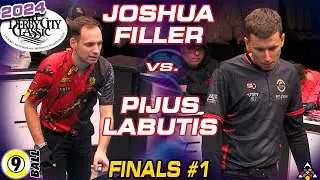 9-Ball - JOSHUA FILLER vs PIJUS LABUTIS - 2024 Derby City Classic Finals #1