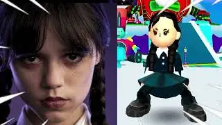 I Changed into Wednesday Characters in Pk xd