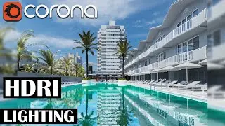 3ds max HDRI setup Corona render