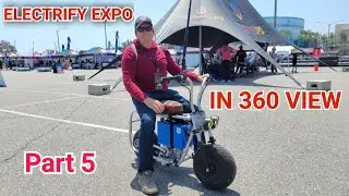 Electrify Expo Long Beach , CA In 360 View  Riding Around on Ebike Part 5