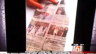 OKC Newspaper falls in Jenks after tornado
