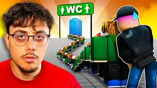 Simulador de Esperar en la Cola del Baño en Roblox...