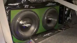 Mean Green, 2 Skar Audio ZVX-12’s, 150DB, D4S JP63, 2010 Corolla