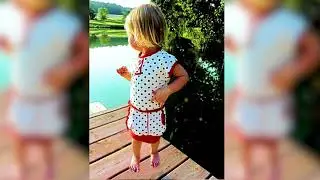 Выкройка Платье с боковыми карманами для девочек, р. 74 - 128. 🎀
