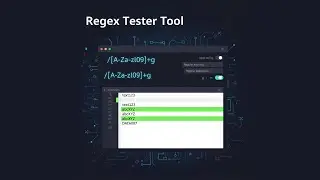 Regex Tester Tool | Test & Debug Regular Expressions Online