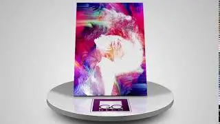 Modern Wall Art: Brushed Aluminium Print 