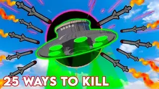 25 Ways To Kill ALIEN UFO | Teardown
