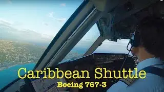 Caribbean shuttle | Grenanda🇬🇩 to Barbados 🇧🇧| Boeing 767-3 ~Condor airlines