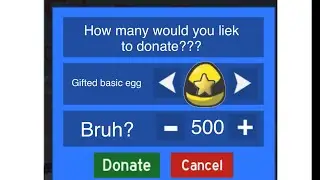 When you donate 500 BASIC EGGS TO THE WIND SHRINE! | Bee swarm simulator