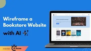 Wireframe a Bookstore Website in Under 2 Minutes with MockFlow’s Genius AI