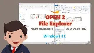 Cara menampilkan File Explorer versi Lama dan Baru secara bersamaan di windows 11