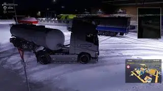 Euro truck simulator 2 - Ruta con nieve