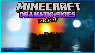 Best Sky Texture Pack for Minecraft | How to Install Dramatic Skies Sky Overlay to Minecraft