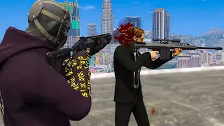 Bounty Hunters Chase John Wick in GTA 5 RP