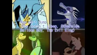 Map Part dump (She doesn't sleep, Otherside, The Evil King, Balloon Boy)
