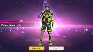 La Mejor Skin De Free Fire Paquete SInople Toxico The Best Free Fire Skin Green Toxic Phyton 2020