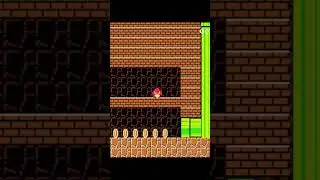 1-2 Remix Underground Part 2 Super Mario Maker #supermariomaker #shorts #nintendowiiu #mario #