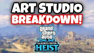 GTA New Art Studio Full Breakdown! (Kortz Center Heist DLC)