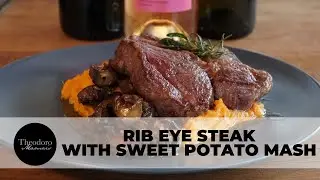 How to cook Rib Eye Steak @Theodoromamais