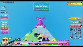 race clicker glitch with speed