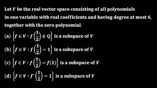 iit jam 2022 linear algebra vector space assistance professor mathematics