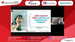 Keynote: Larissa Rosochansky& Rafael Cintra | Testing Stage LATAM 2023 | Track A, B, C