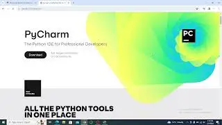 How to download and install PyCharm Community edition.
