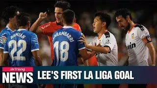S. Korea's Lee Kang-in scores debut Valencia goal in his first full start for club