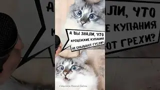 А вы знали, что купание на Крещение не смывает грехи?