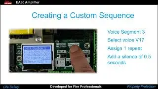 Creating a EA60 amplifier custom sequence