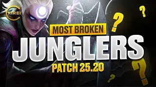 BEST Junglers - TIER LIST Patch 25.20 - League of Legends