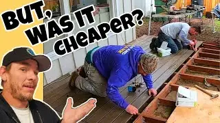How To Diy A Ground Level Deck - Trex Deck Install w/ Hidden Fastners