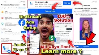 In-stream ads Learn more 🤑 In-stream ads is now part of Content Monetization 😍 In-stream ads Setup