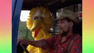 Muppet Songs: Waylon Jennings and Big Bird - Ain't No Road Too Long