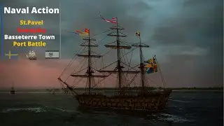 Naval Action Port Battle Basseterre Town (PVP) 21/04/22 CFS vs HAVOC