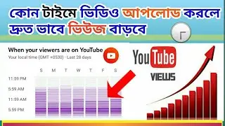 When your viewers are on YouTube bangla | best time to upload YouTube videos