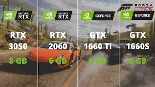RTX 3050 RTX 2060 GTX 1660 Ti GTX 1660 SUPER GAMING TEST