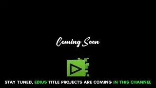 UR-Simple Cinematic Edius Title 2022 | Edius Title Project Work | Edius Title Free
