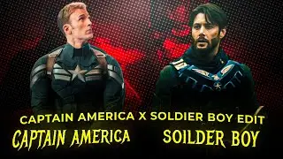 Captain America X Soldier Boy 🪖Edit || I can't Stop x help yourself || Badass Edit