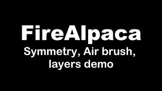 FireAlpaca: Symmetry brush, Air Brush, Pen Brush, Layers, Fill Color - By Sir Eudz