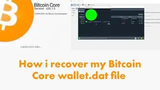 How i recover my Bitcoin Core wallet.dat file recovery