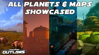 All Planets & Maps Showcased: Star Wars Outlaws! #starwars #starwarsoutlaws #ubisoftpartner