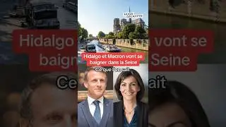 La maire de Paris va nager dans la Seine ⚠️